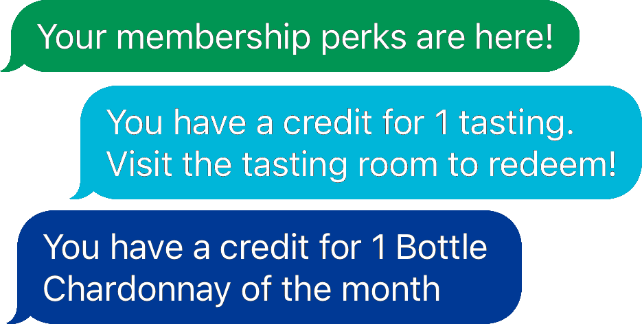 Wine Club SMS Example